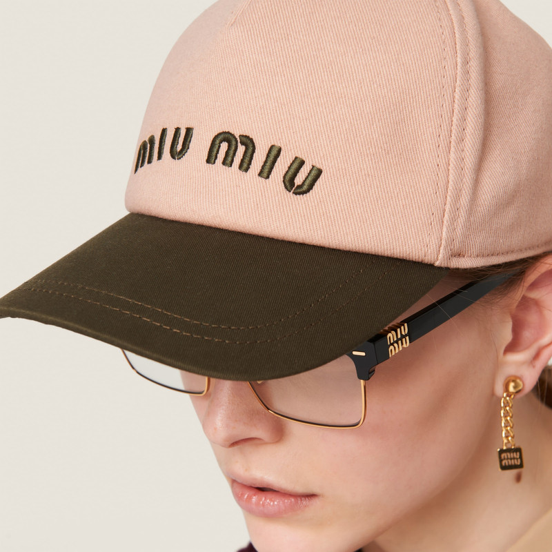 Miu Miu Drill baseball cap outlook
