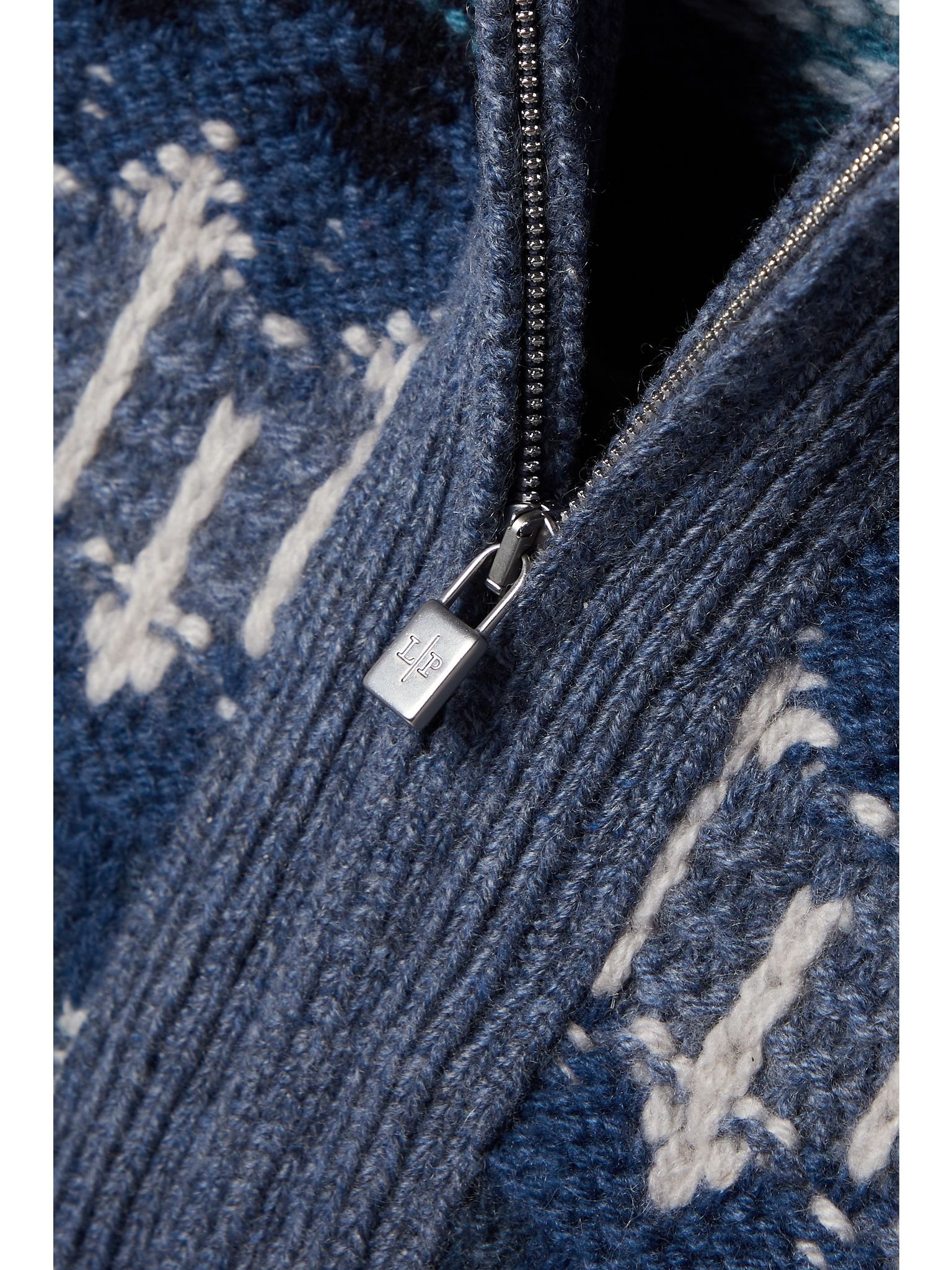Holiday Noel jacquard-knit cashmere cardigan Multi - 5