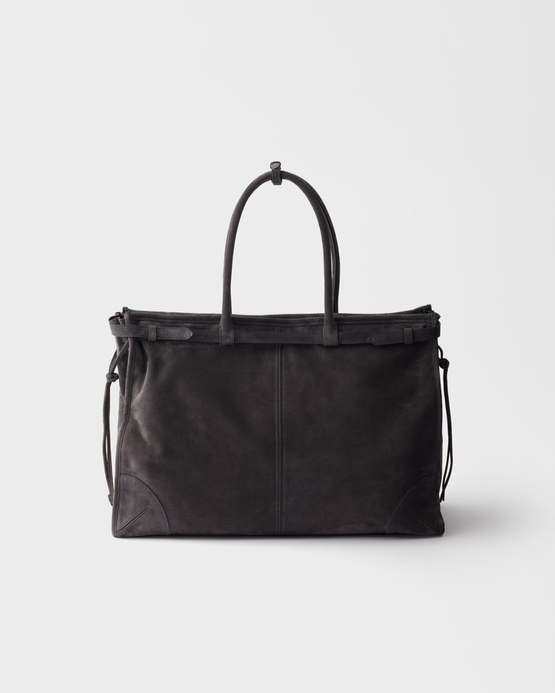 Prada Bonnie suede tote bag 4