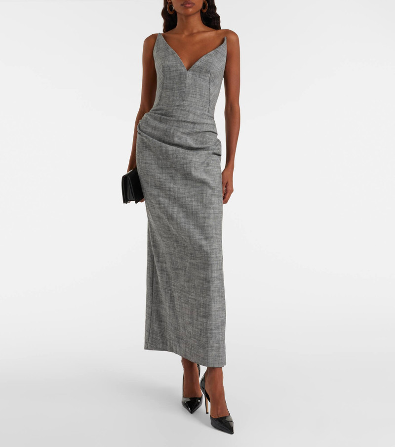 MATICEVSKI Saucy Minx cotton midi dress outlook