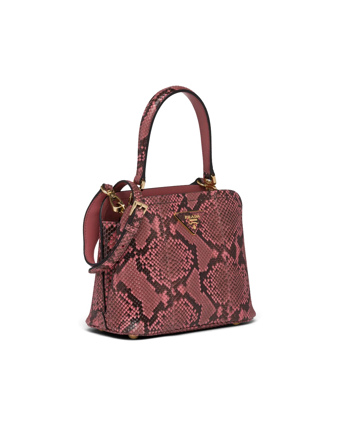 Prada Matinée Micro python leather handbag - 3