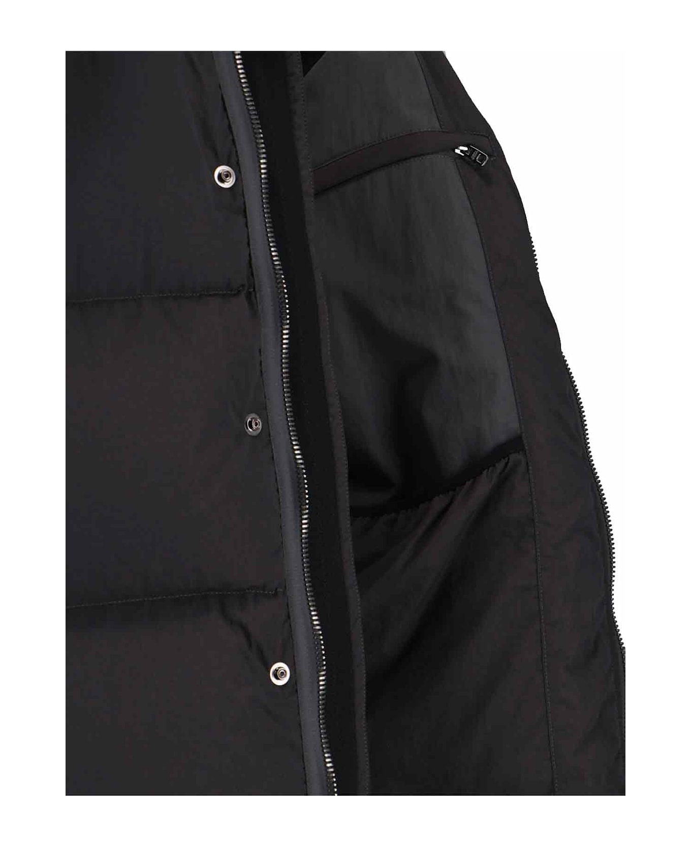 Grey Polyamide Down Jacket - 5