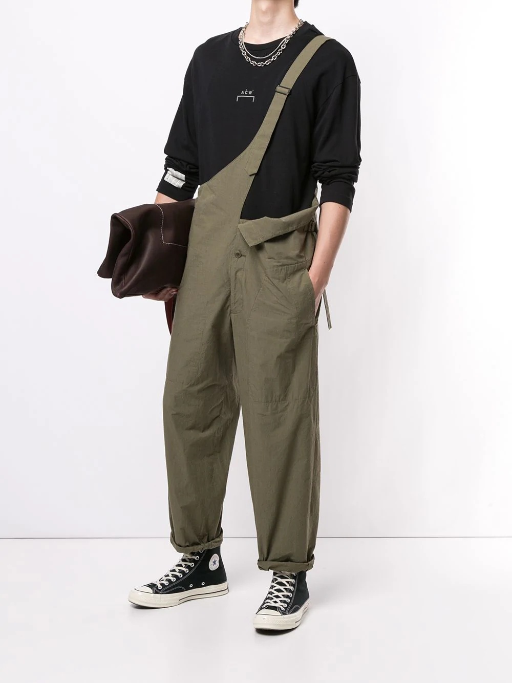 asymmetric dungarees - 2