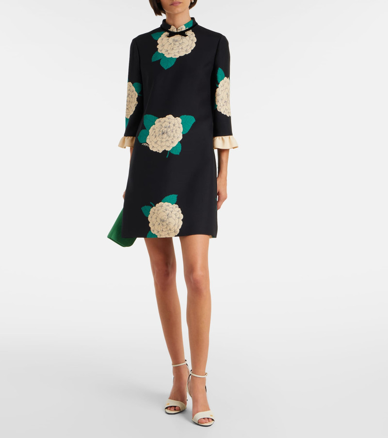 Valentino Crepe Couture floral minidress outlook
