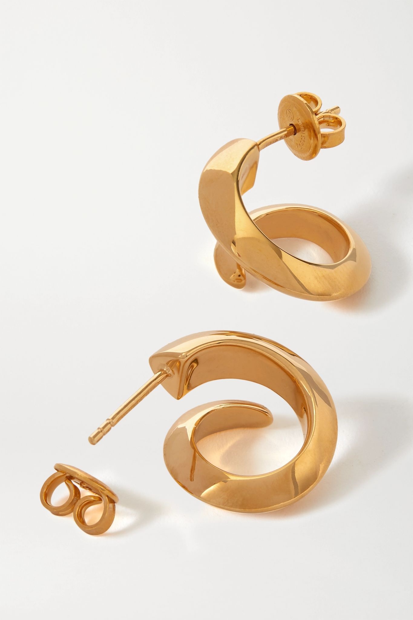 Gold-tone earrings - 3