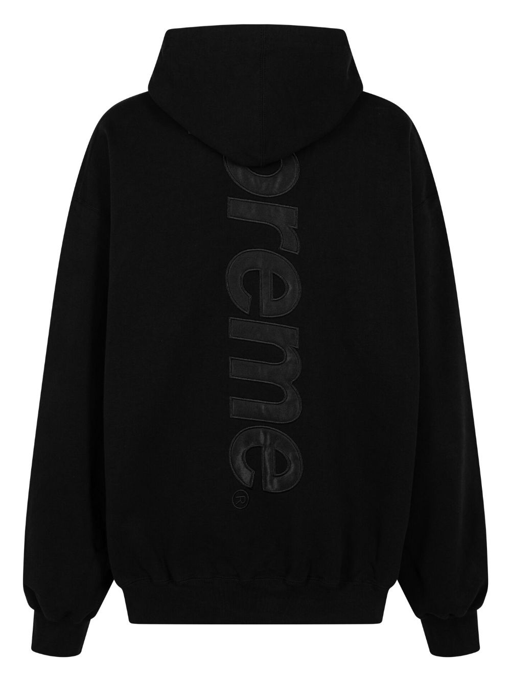 logo-appliquÃ© cotton hoodie - 2
