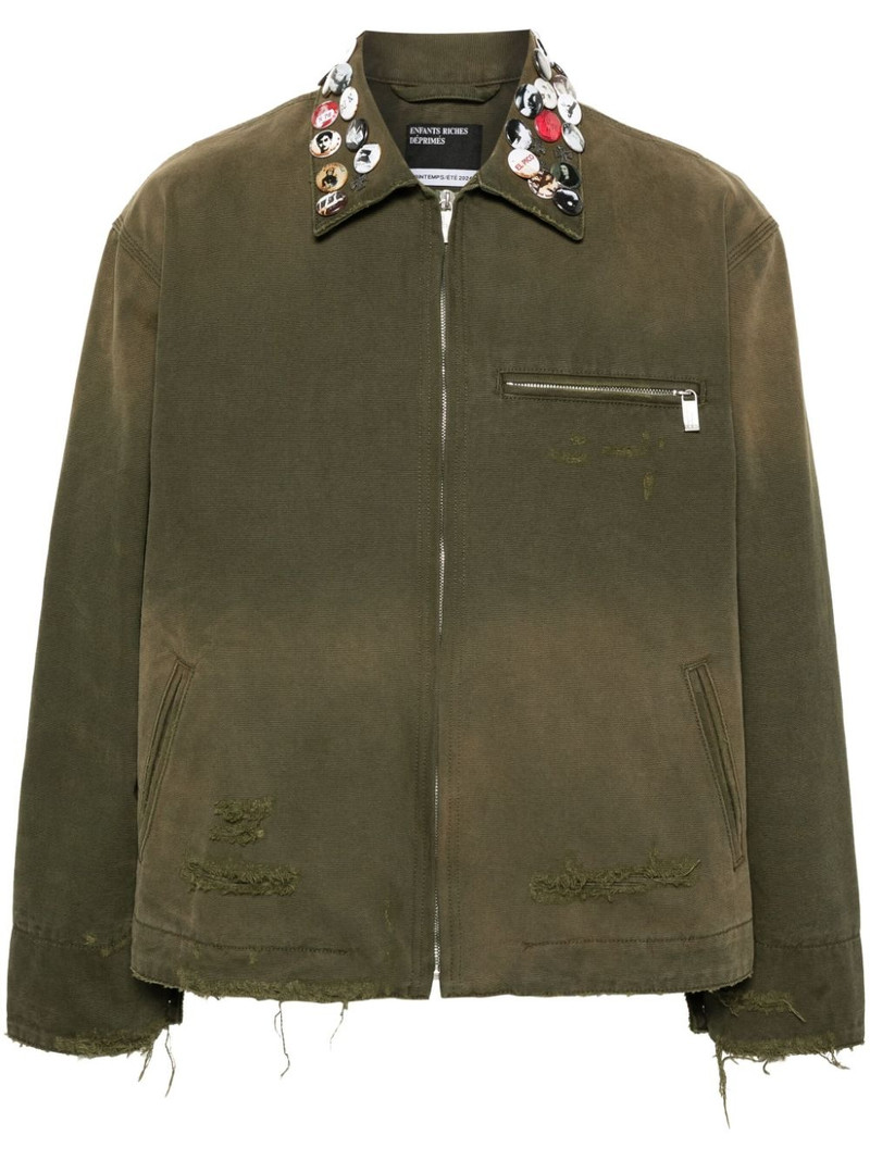 Berkley Acid Dealer distressed shirt jacket - 1