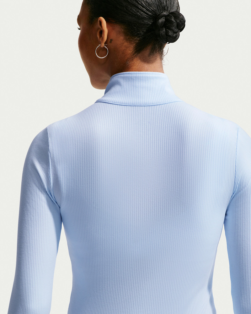 Nike Nike Sportswear Chill Knit Women's Tight Quarter-Zip Long-Sleeve Ribbed Top outlook