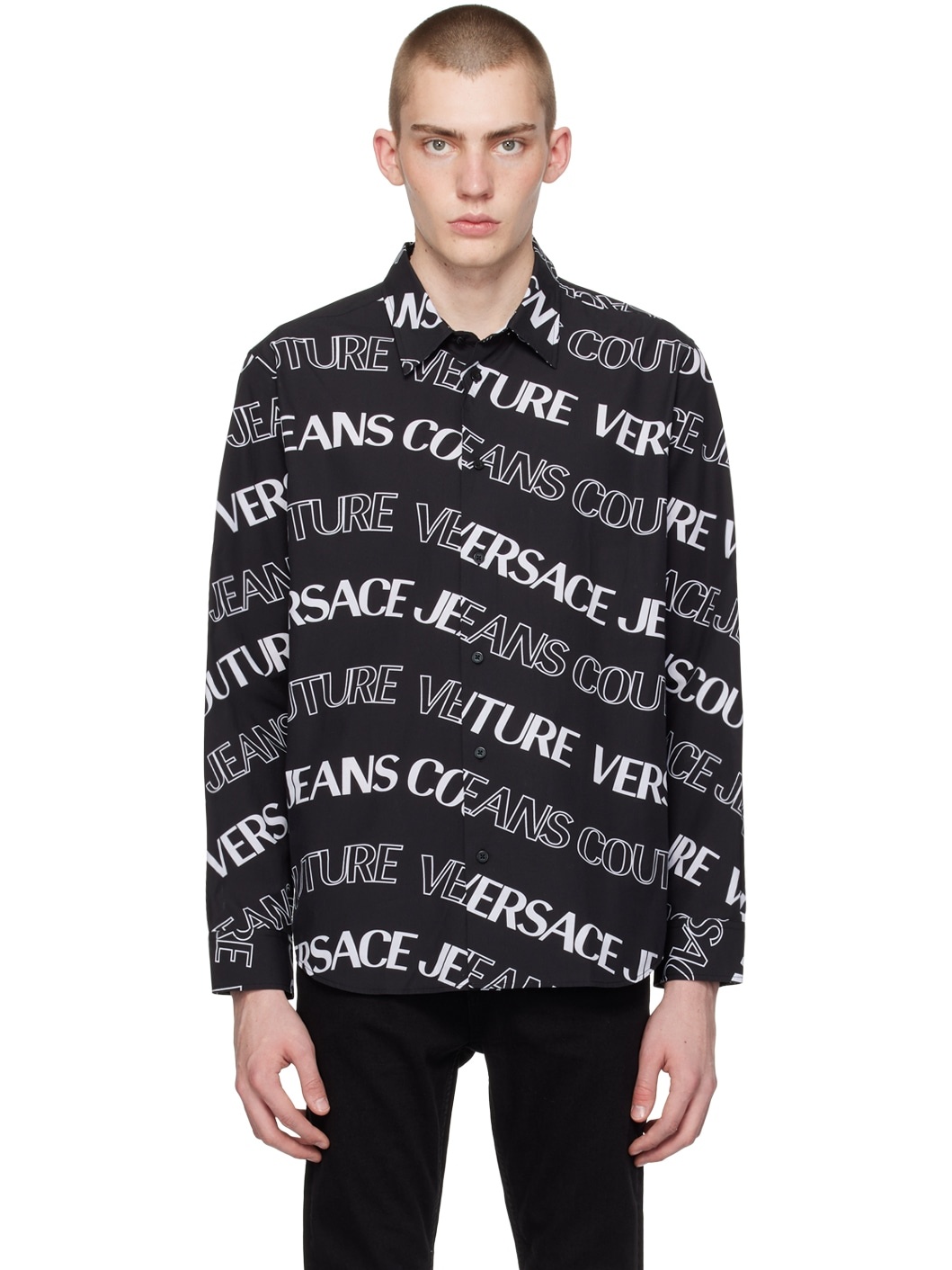 Black Logowave Shirt - 1