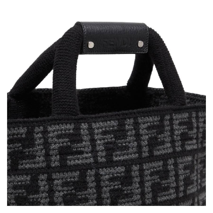 Fendi FF Cashmere Blend Shopping Bag - 5