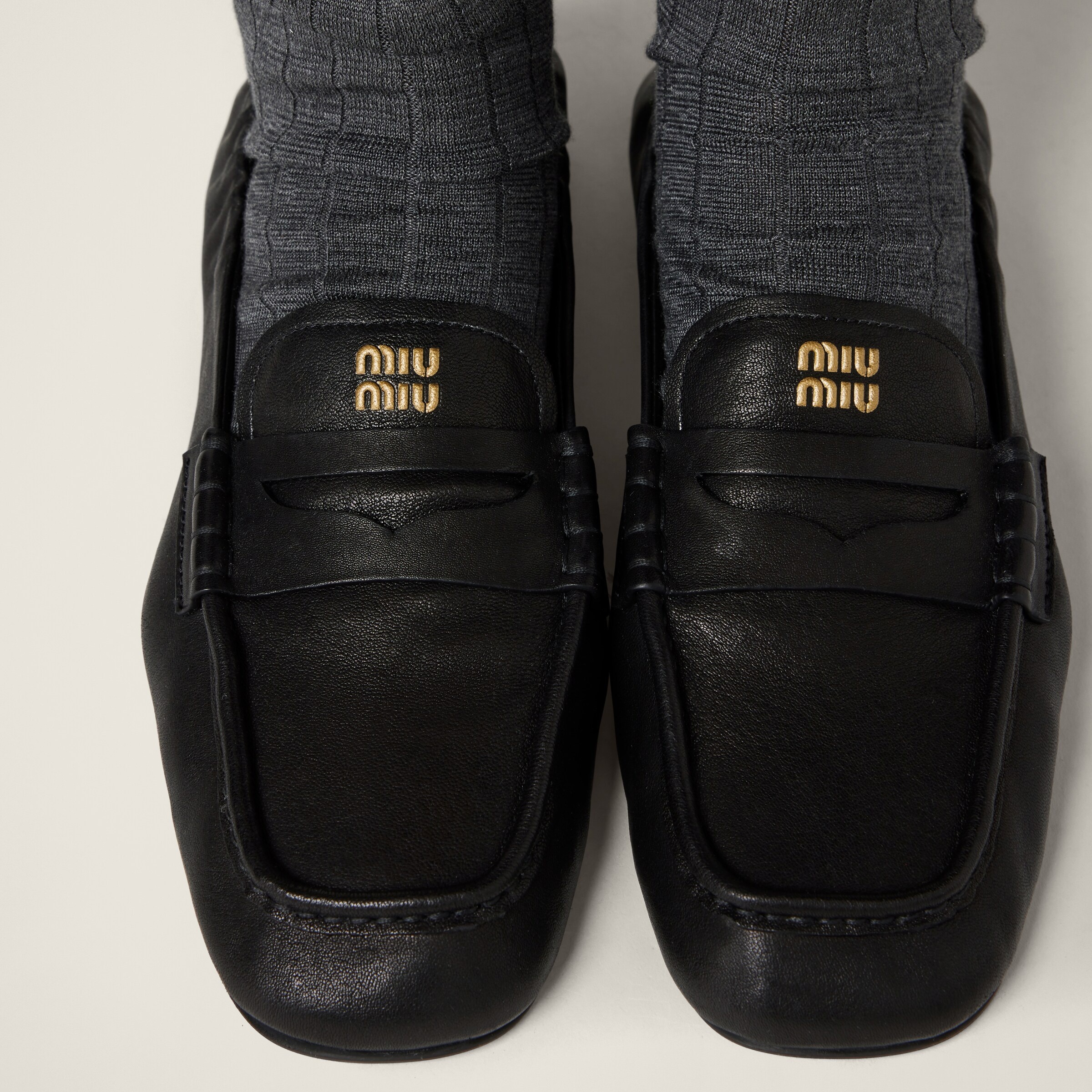 Nappa leather loafers - 6