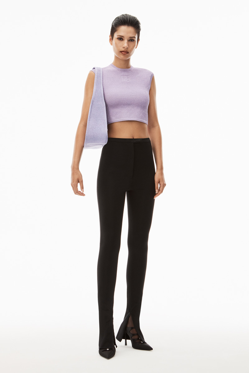 CROPPED TOP IN LUREX 6