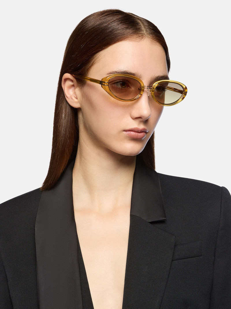 THE ATTICO MUSTARD AND YELLOW SUNGLASSES outlook