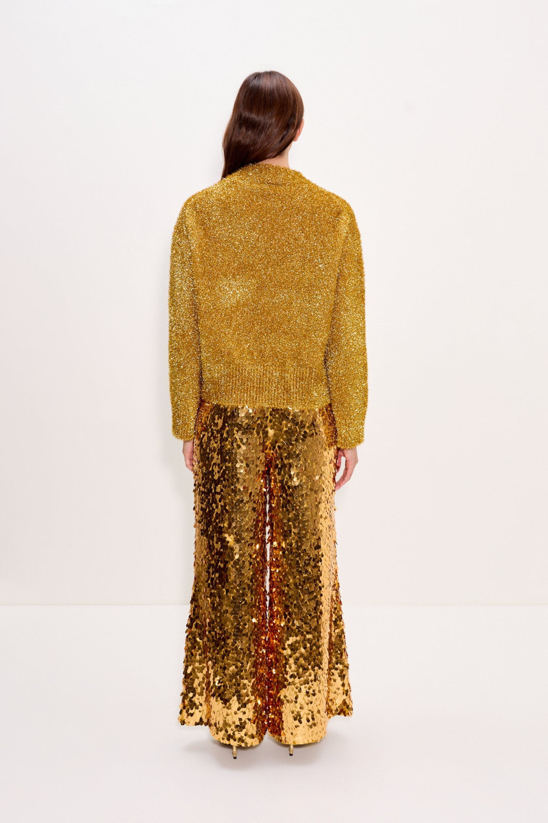 Cher Tinsel Sweater In Star Gold 4