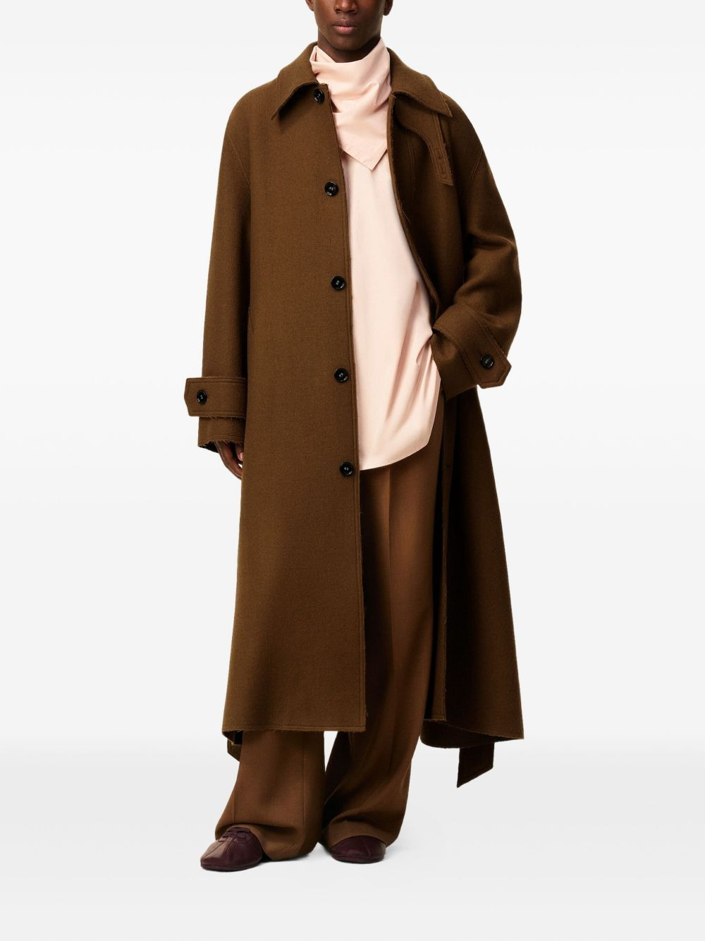 belted trench coat - 7