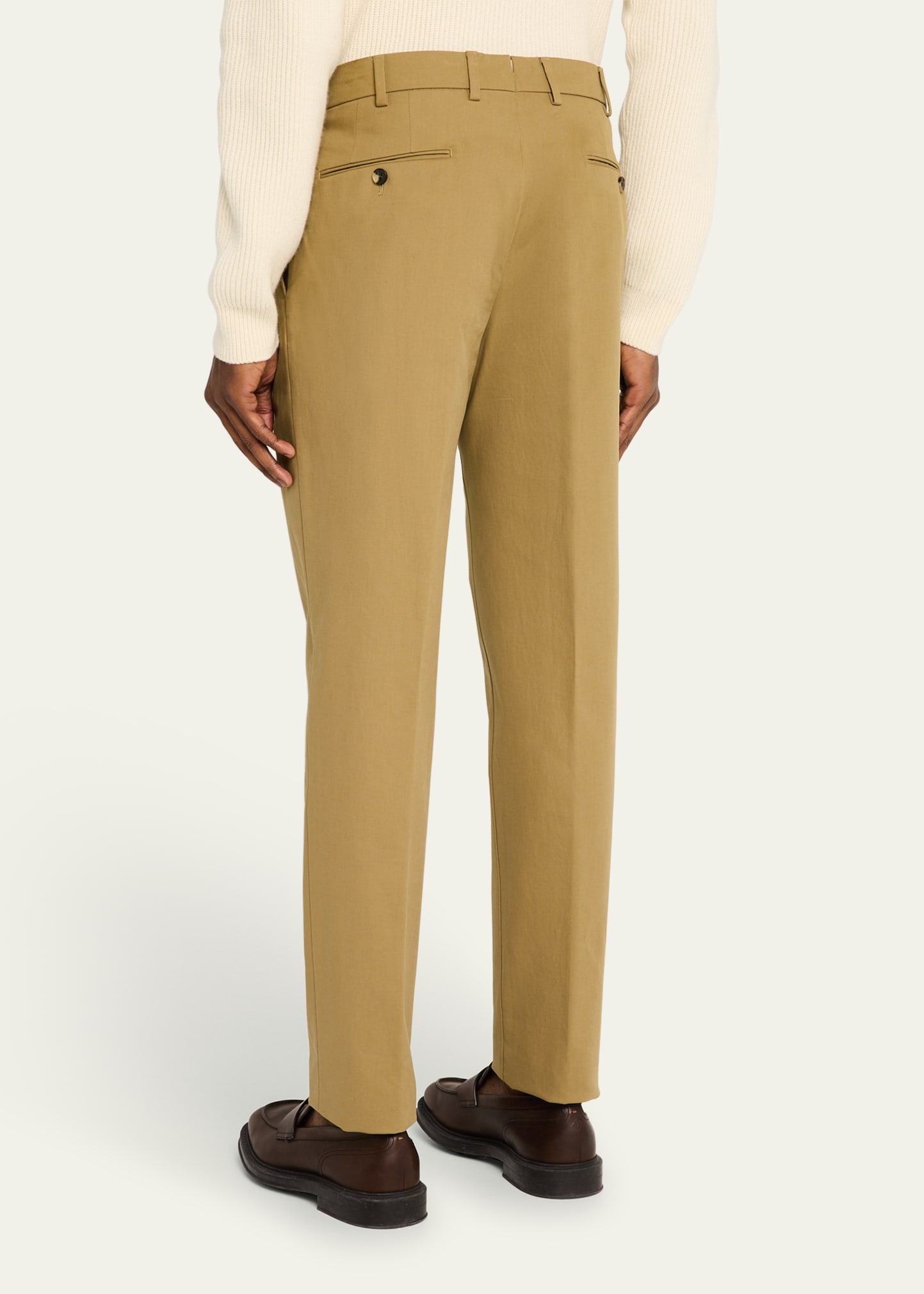 Men's Carlo Hyannis Straight Cotton Trousers - 3