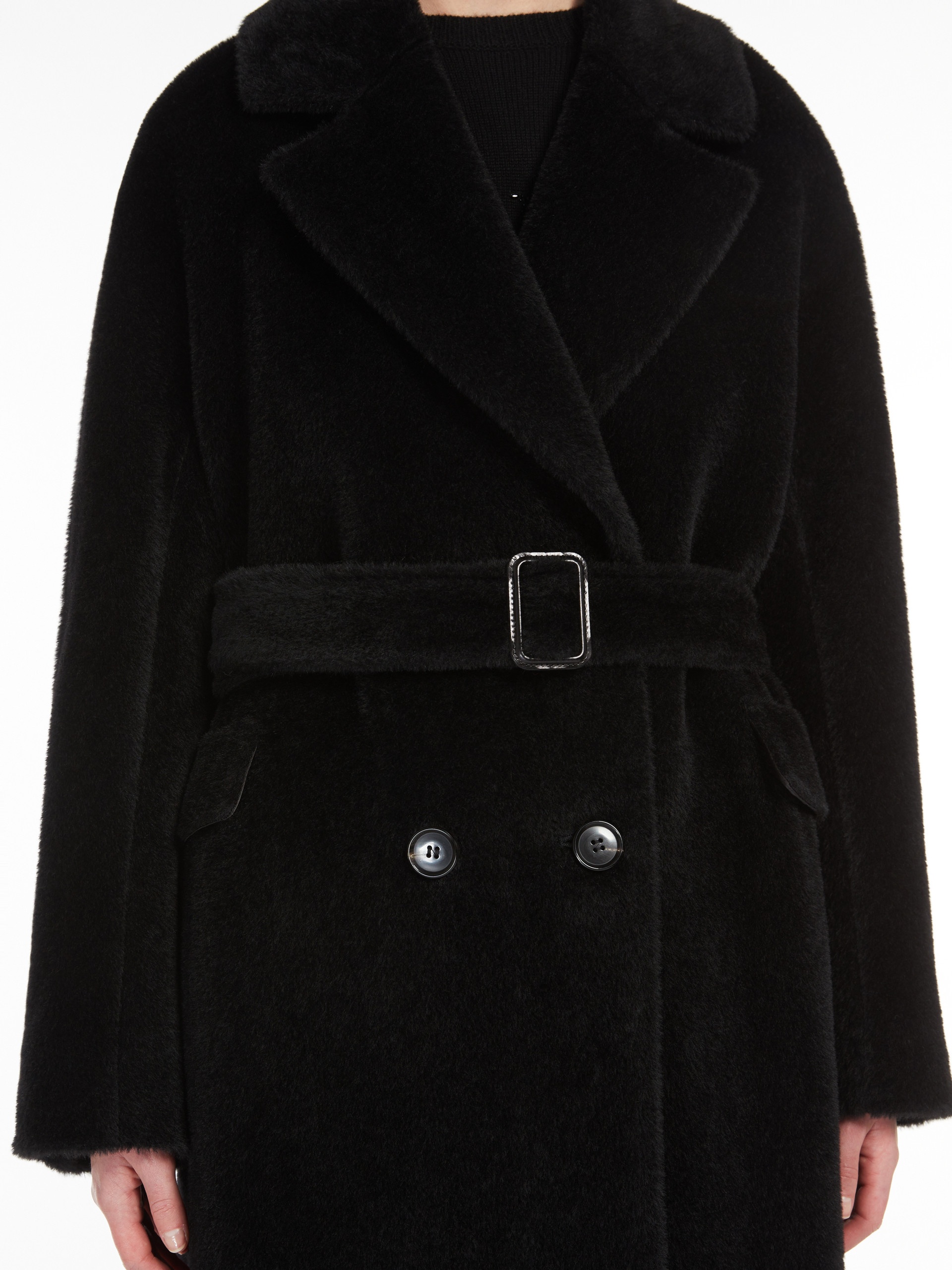 EUGENIO Wool and alpaca double-breasted coat - 5
