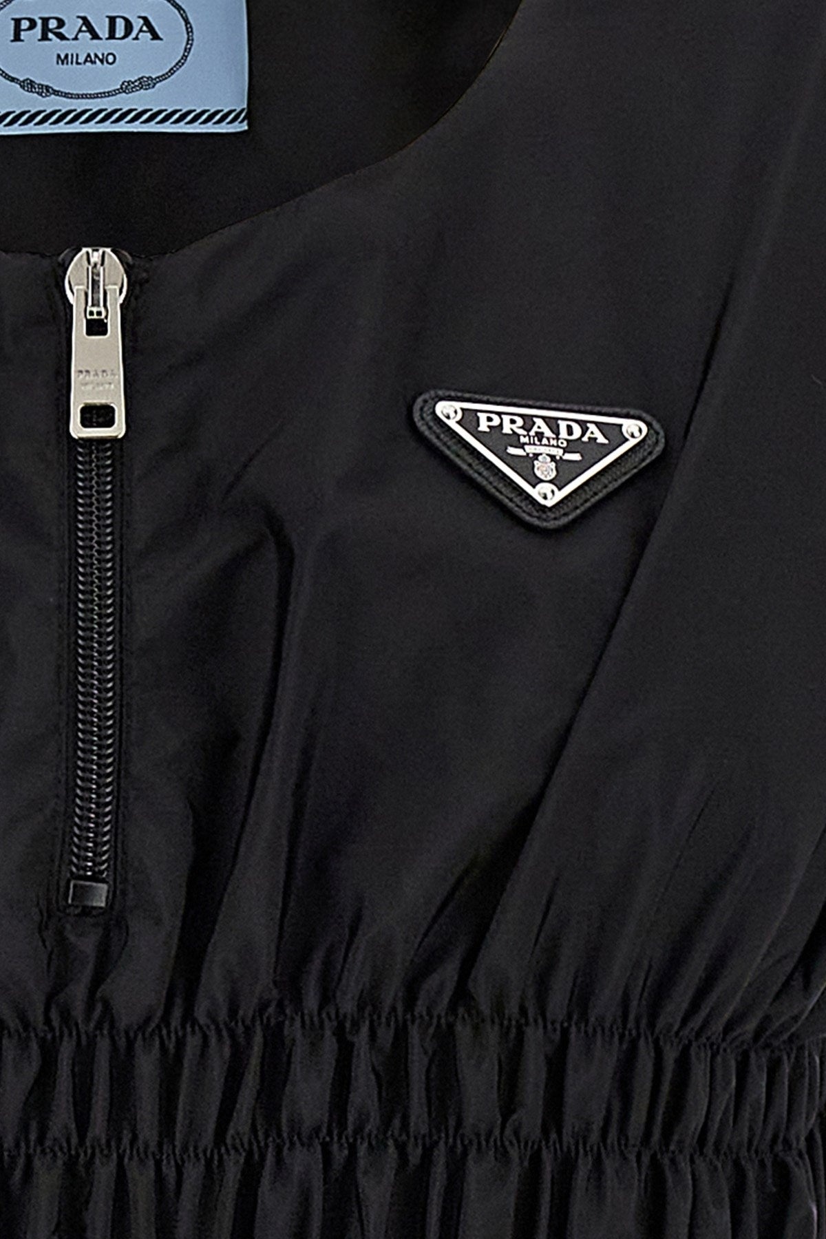 【関税&送料込】Prada Sleeveless Dress In Re-Nylon Piuma Prada Sleeveless Re-Nylon Dress | Black | FARFETCH ID