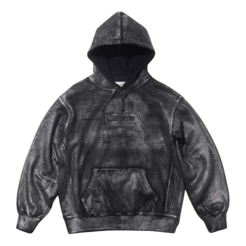 Supreme x MM6 Maison Margiela Foil Box Logo 'Black' SUP-SS24-109 - 1