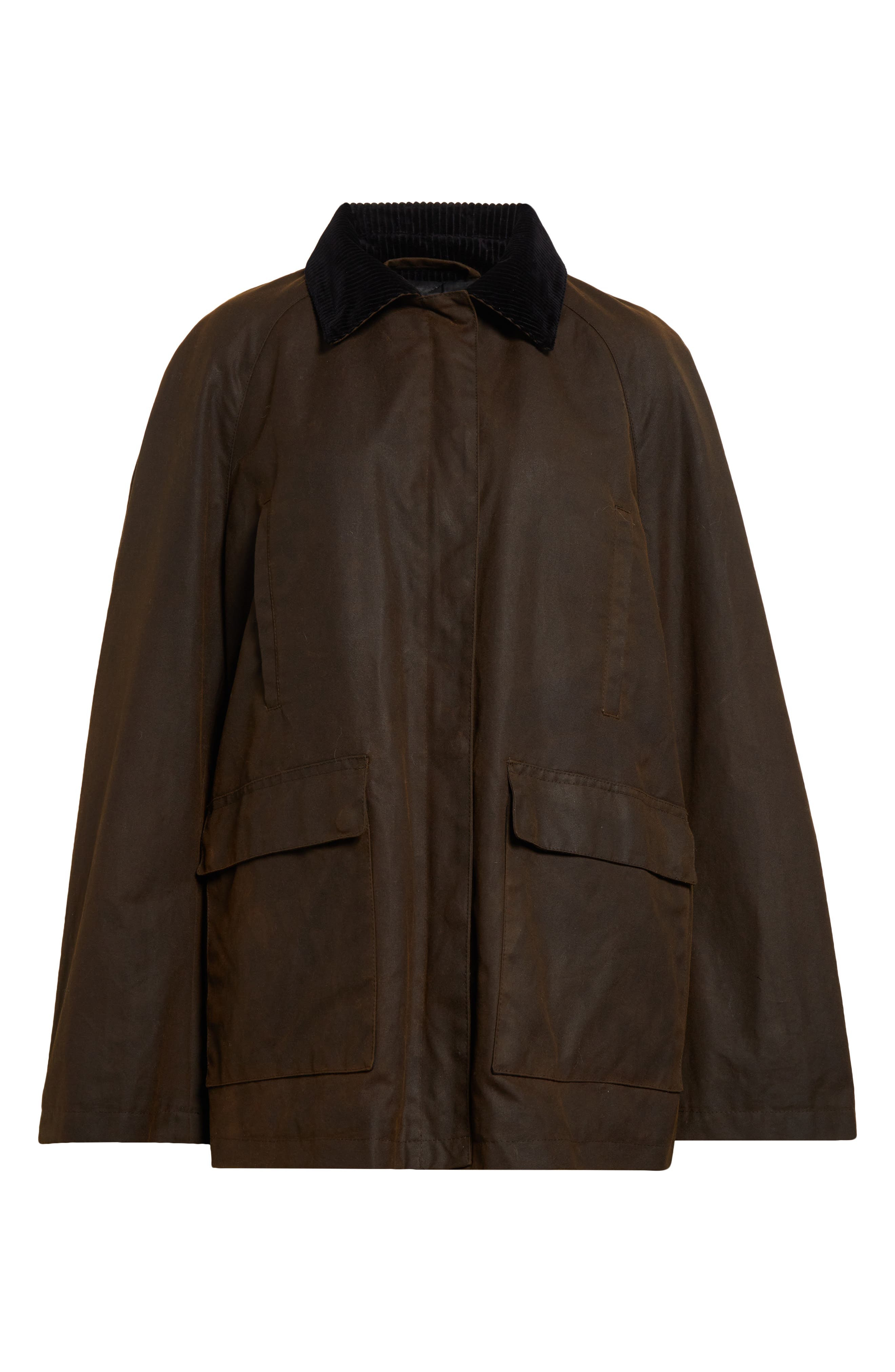 TOTEME Country Waxed Organic Cotton Jacket in Bark at Nordstrom - 7