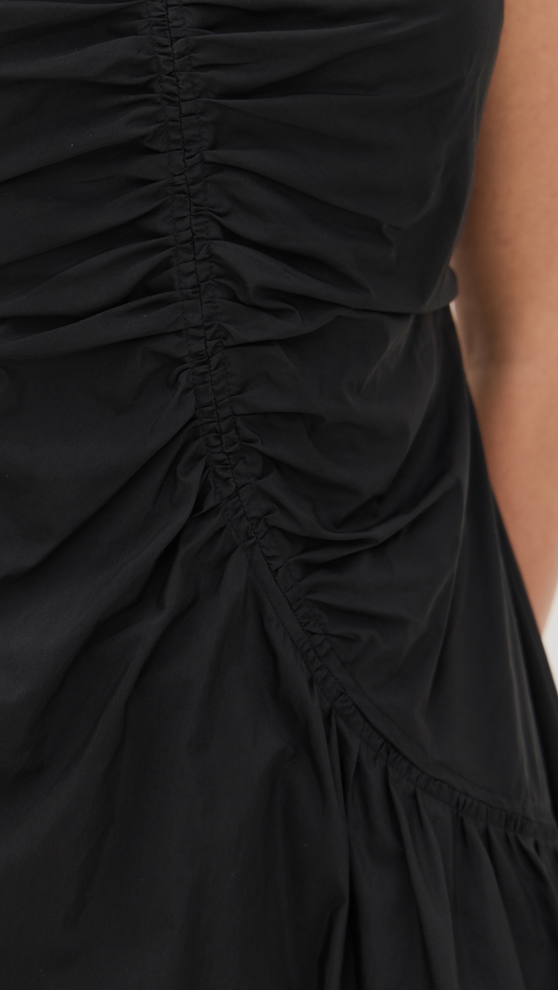 Asymmetrical Ruched Tank Dress - 5