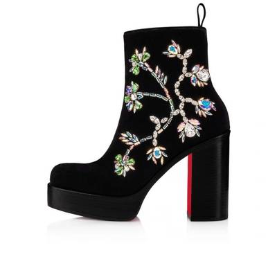 Christian Louboutin Stage Boot Fleur BLACK/CRYSTAL outlook