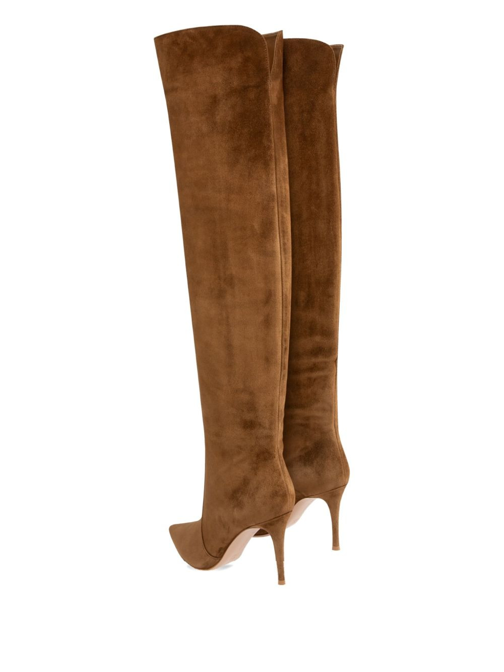 85mm Hansen Cuissard suede pointed-toe knee-high boots - 3