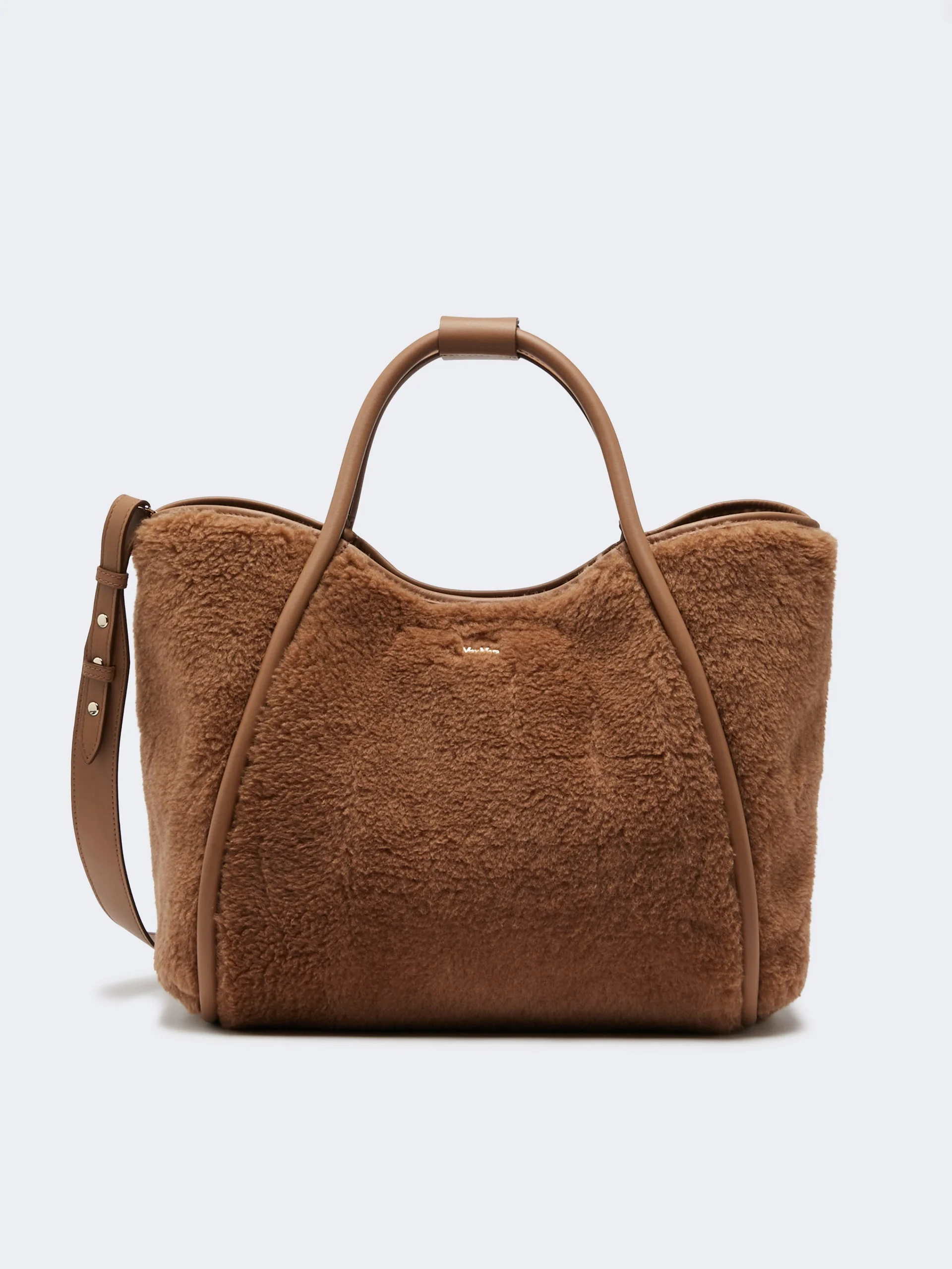 TMARIN Medium Teddy fabric Marine bag - CAMEL - 1