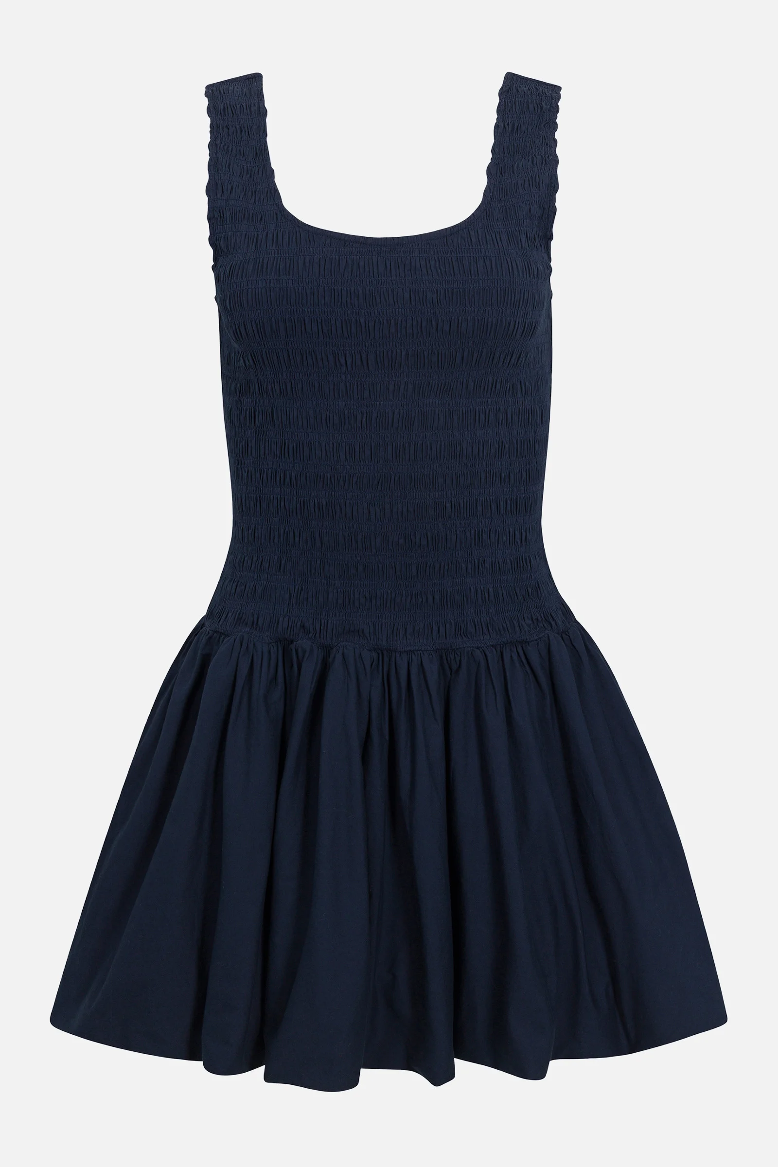 ILONA BUBBLE HEM DRESS - PEACOAT - 1