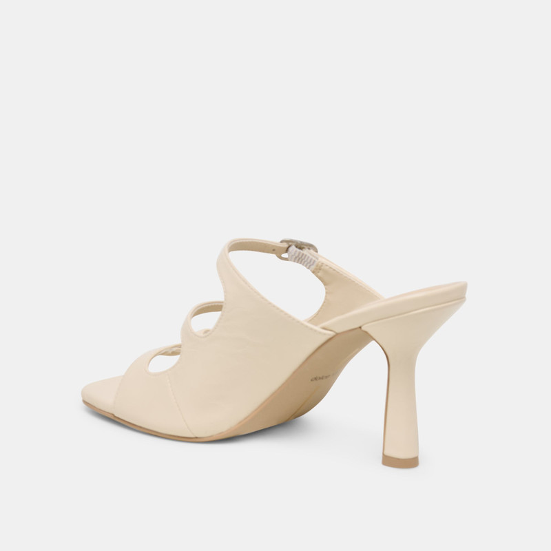 NEKO HEELS BONE LEATHER 7