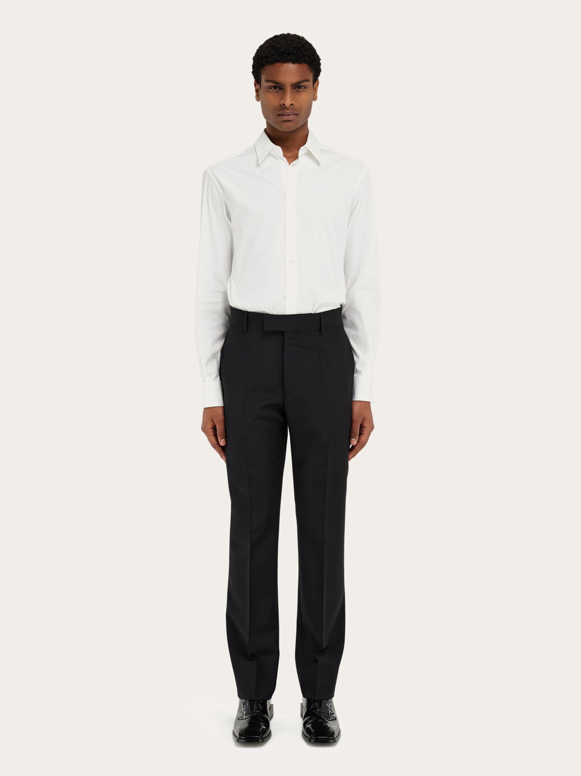Flat front tailored trouser - 7
