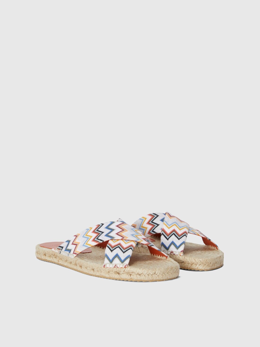 Zigzag sandals with rope sole - 2