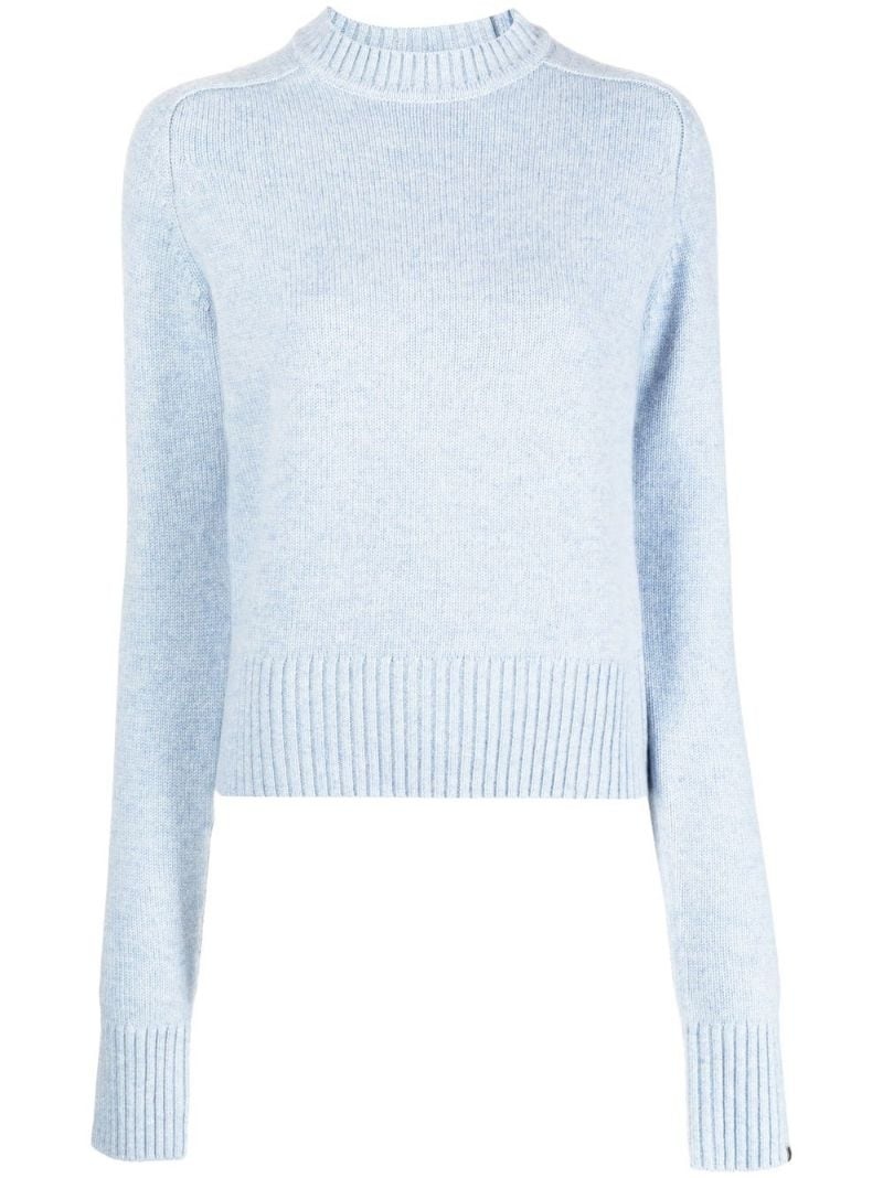 crew-neck cashmere jumper - 1