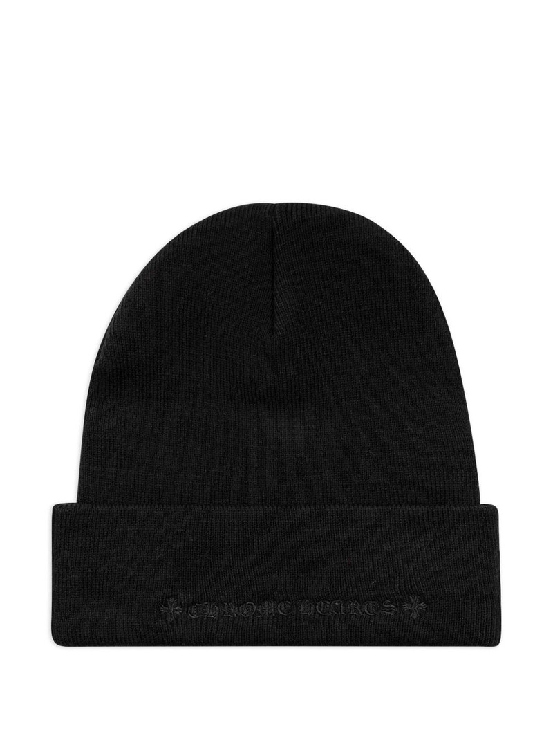 Chrome Hearts logo-embroidered beanie outlook