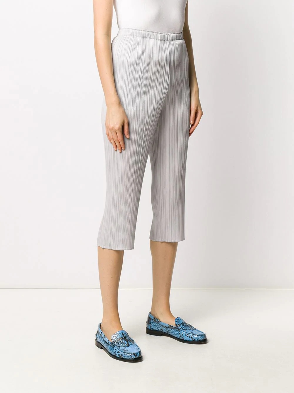 plissé crop trousers - 3