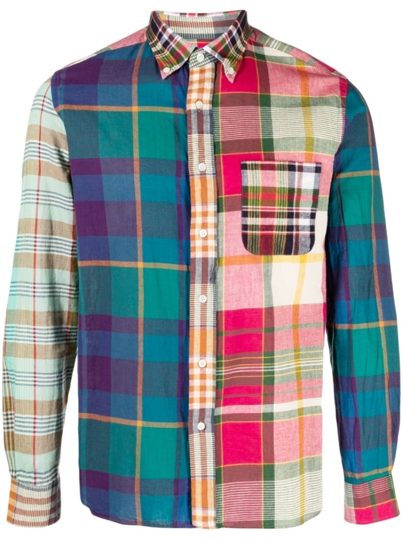 Indian Madras plaid shirt - 1