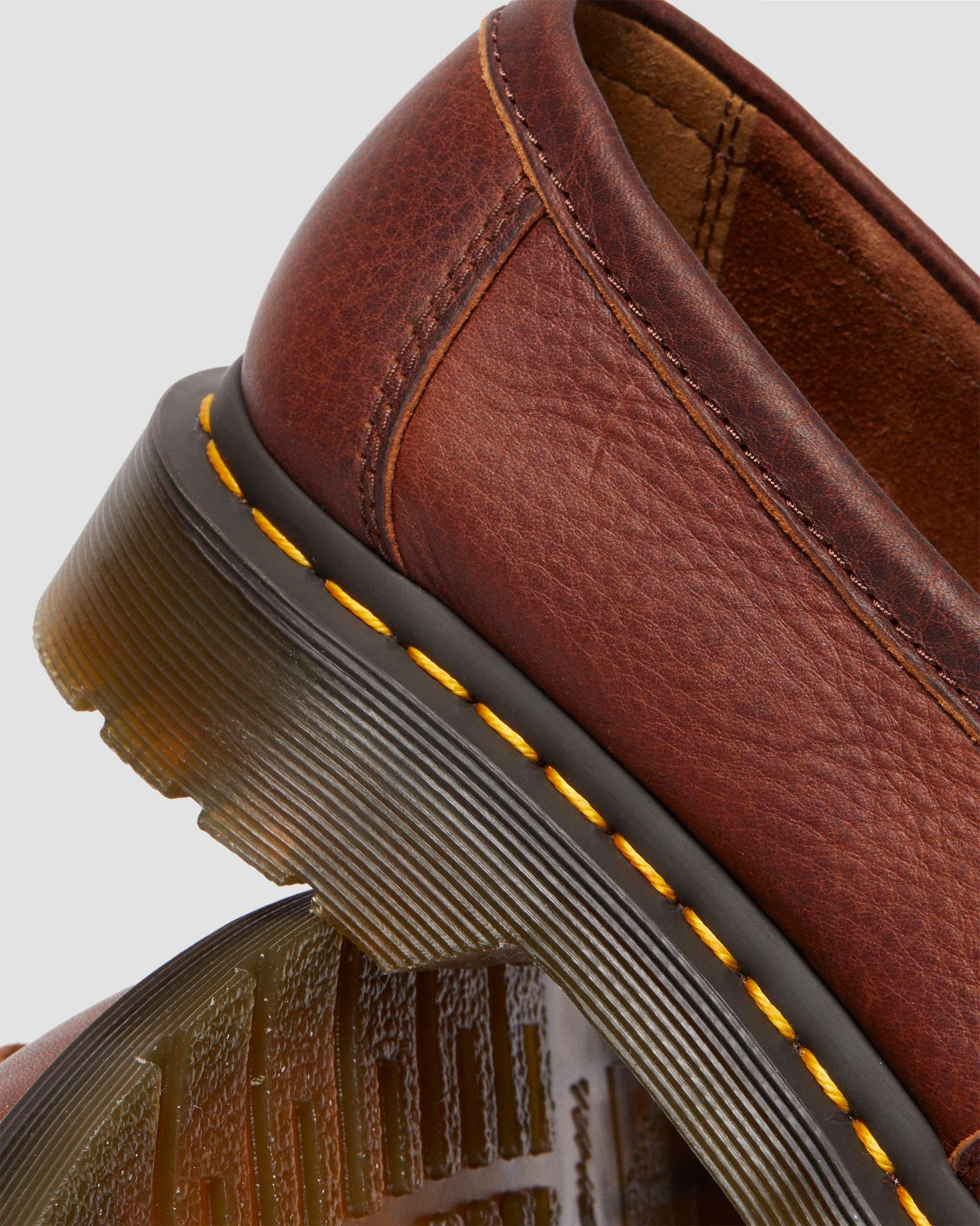 Adrian Yellow Stitch Ambassador Leather Loafers - 8