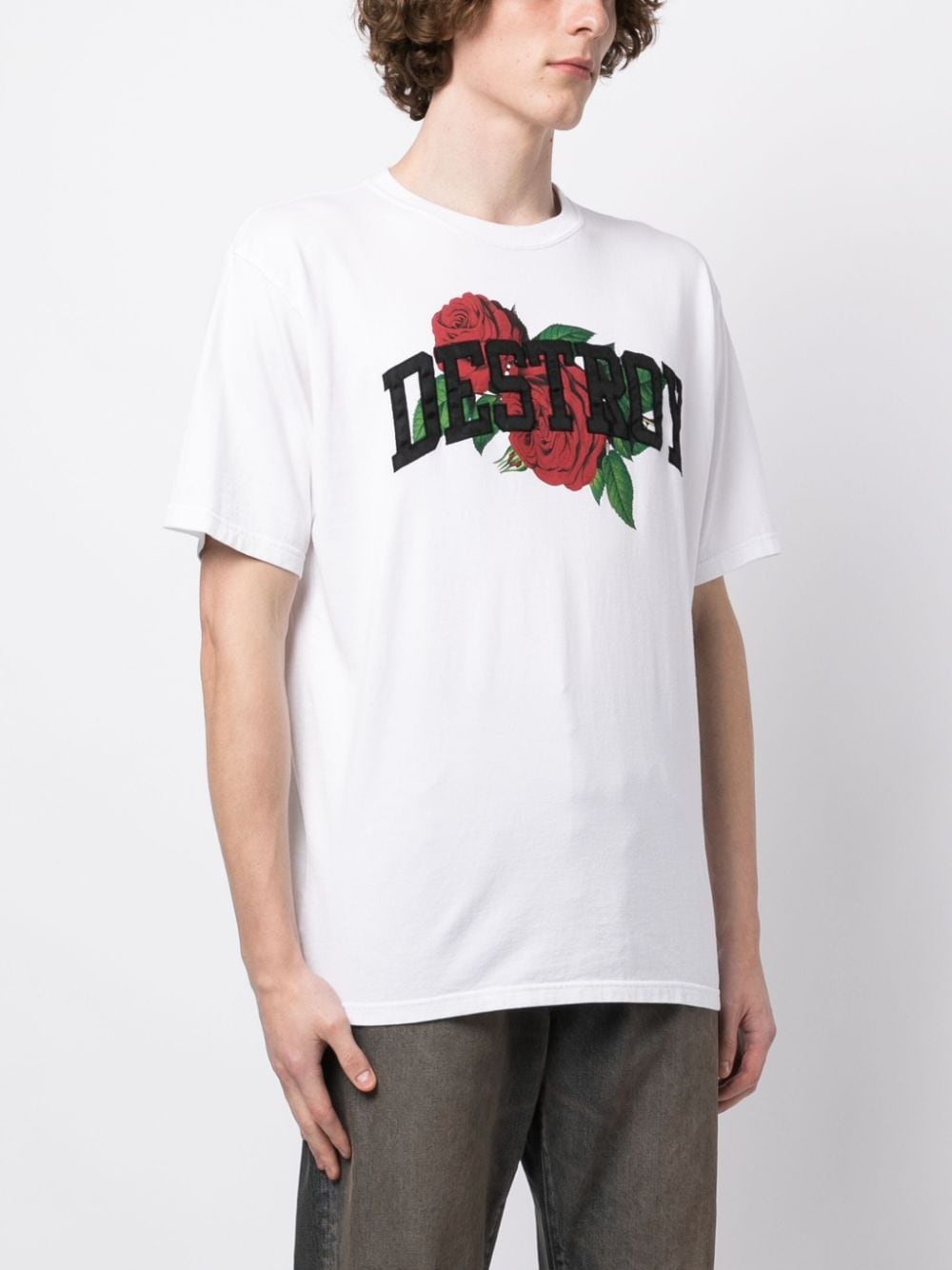 graphic-print cotton T-shirt - 3