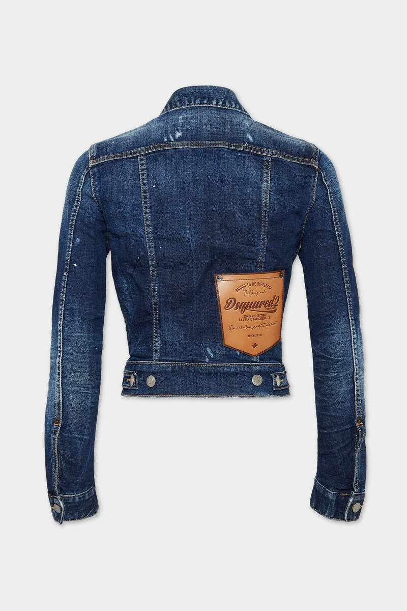 DSQUARED2 DARK PERFECT CLEAN WASH CLASSIC JEAN JACKET outlook