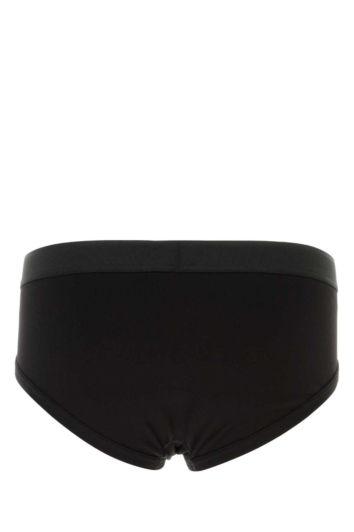 Tom Ford Men Black Stretch Cotton Slip - 2