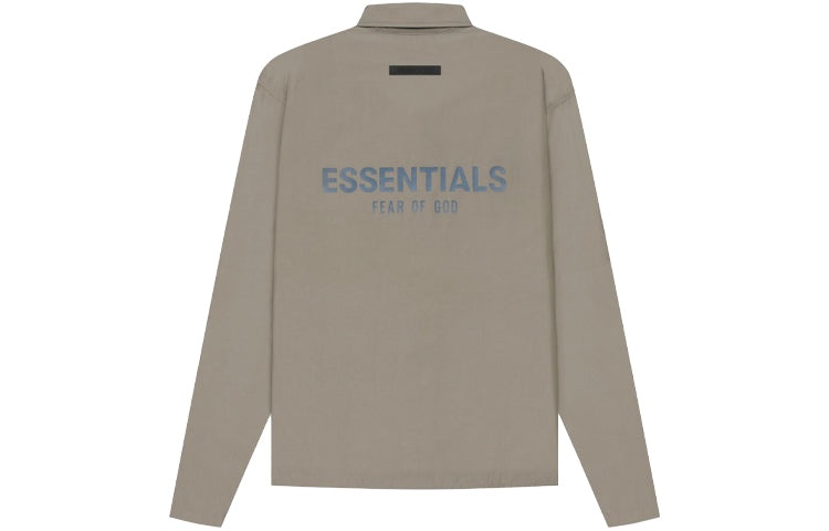 Fear of God Essentials SS21 Coaches Jacket Taupe FOG-SS21-649 - 3