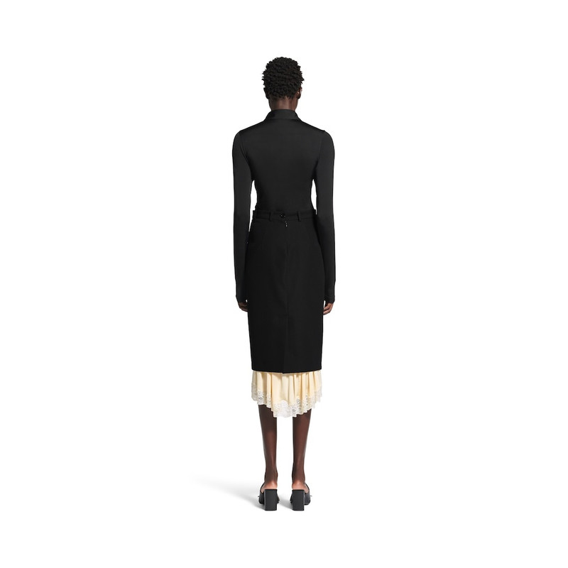 Women's Lingerie Tailored Skirt in Black 4