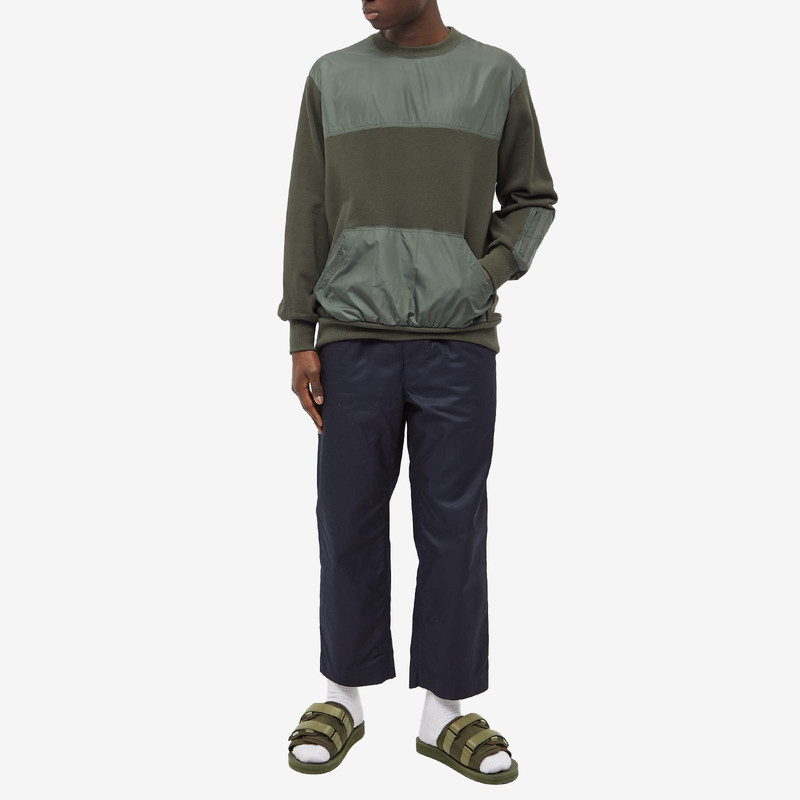 UNDERCOVER Undercover Nylon Pocket Crew Sweat outlook