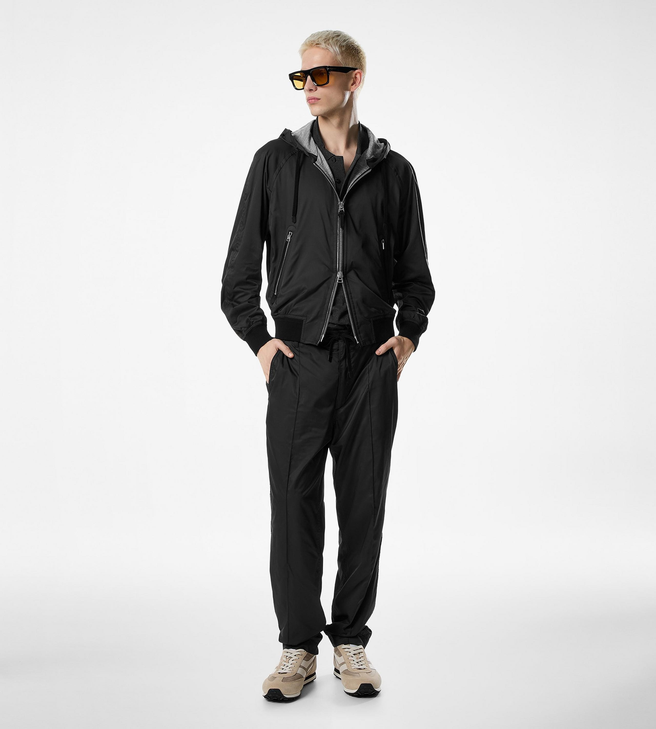 JERSEY LINED ZIP HOODIE - 2