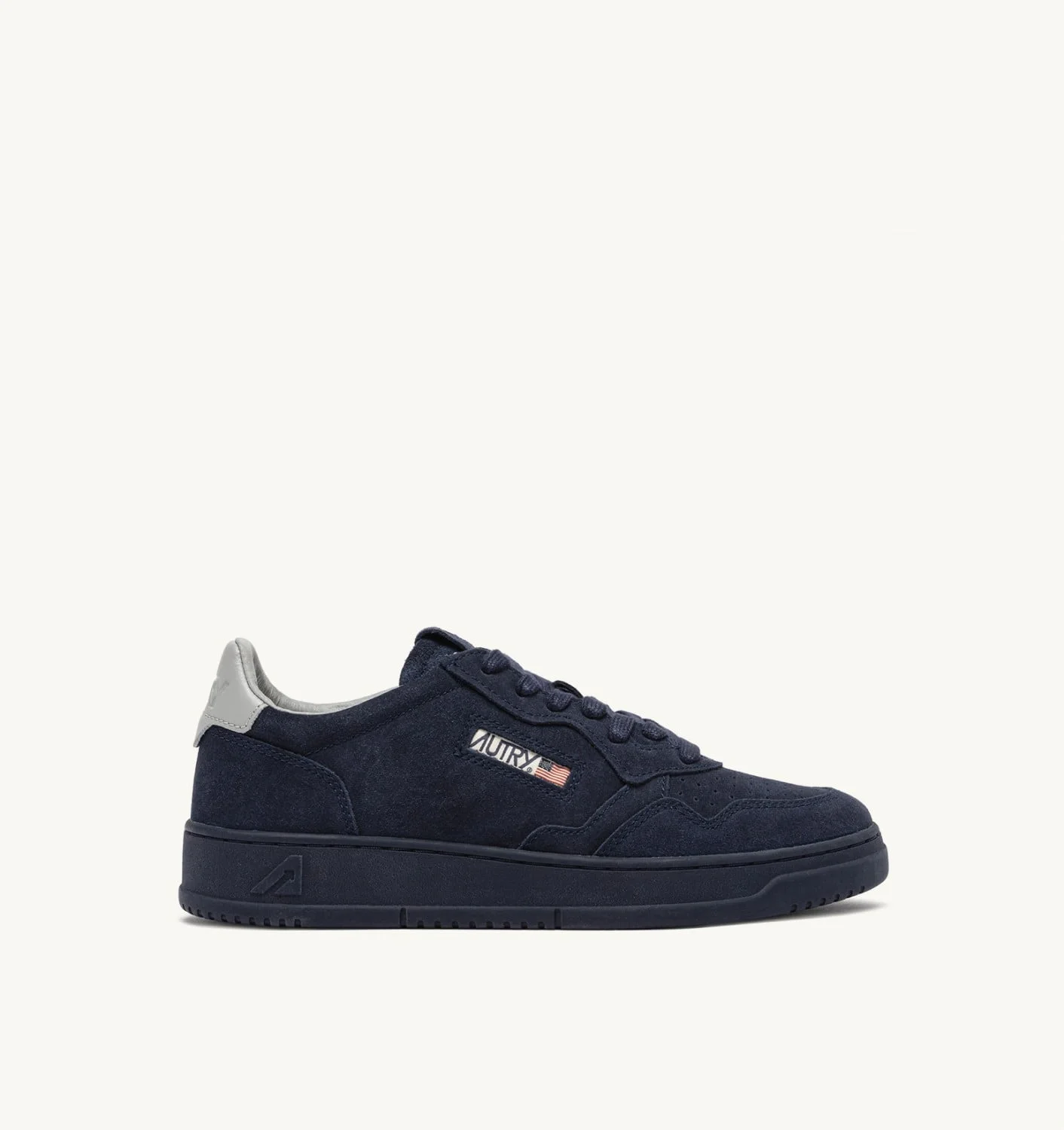 MEDALIST LOW SNEAKERS IN NAVY AND VAPOR SUEDE - 1