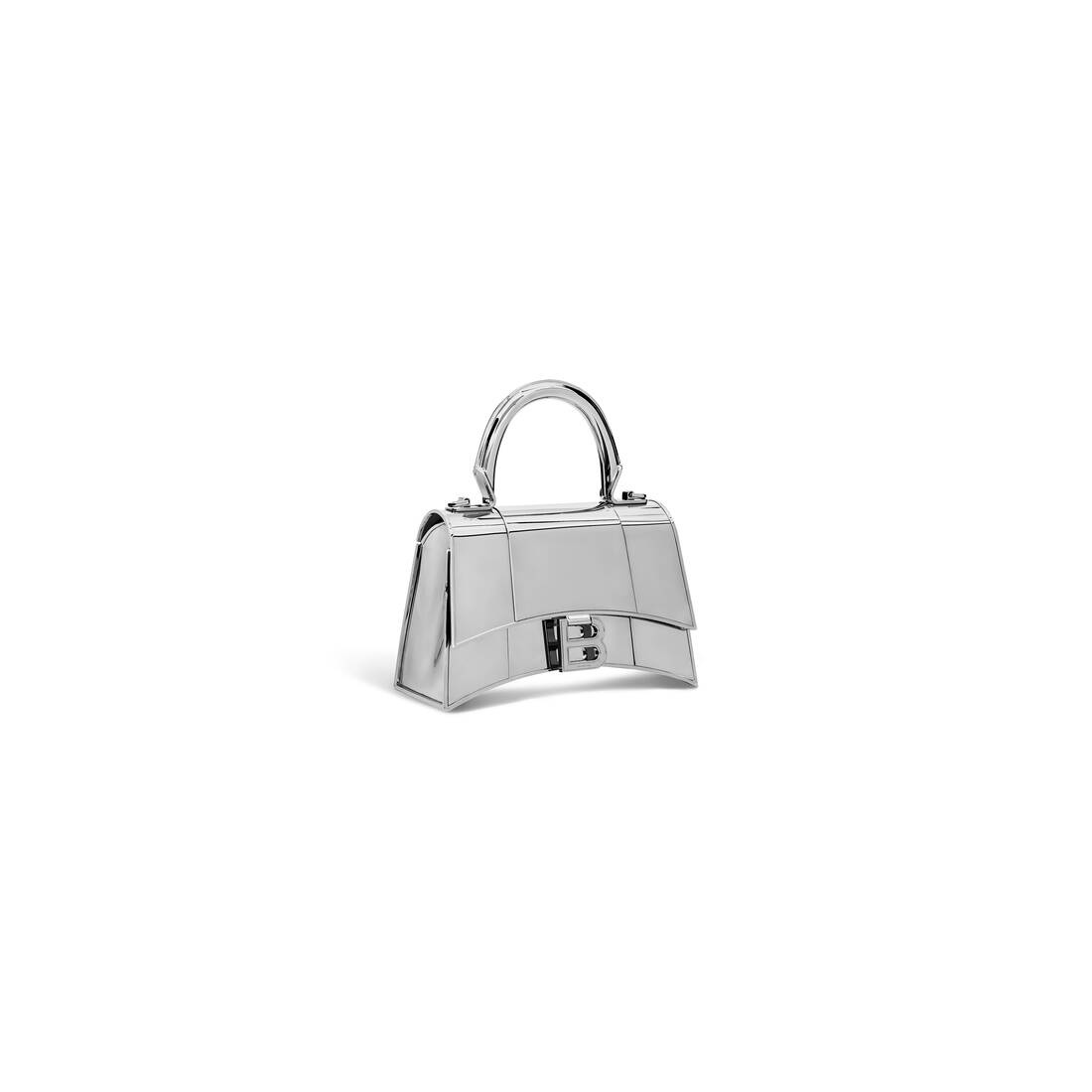 Women's Hourglass Metal Xs Handbag  in Silver - 2
