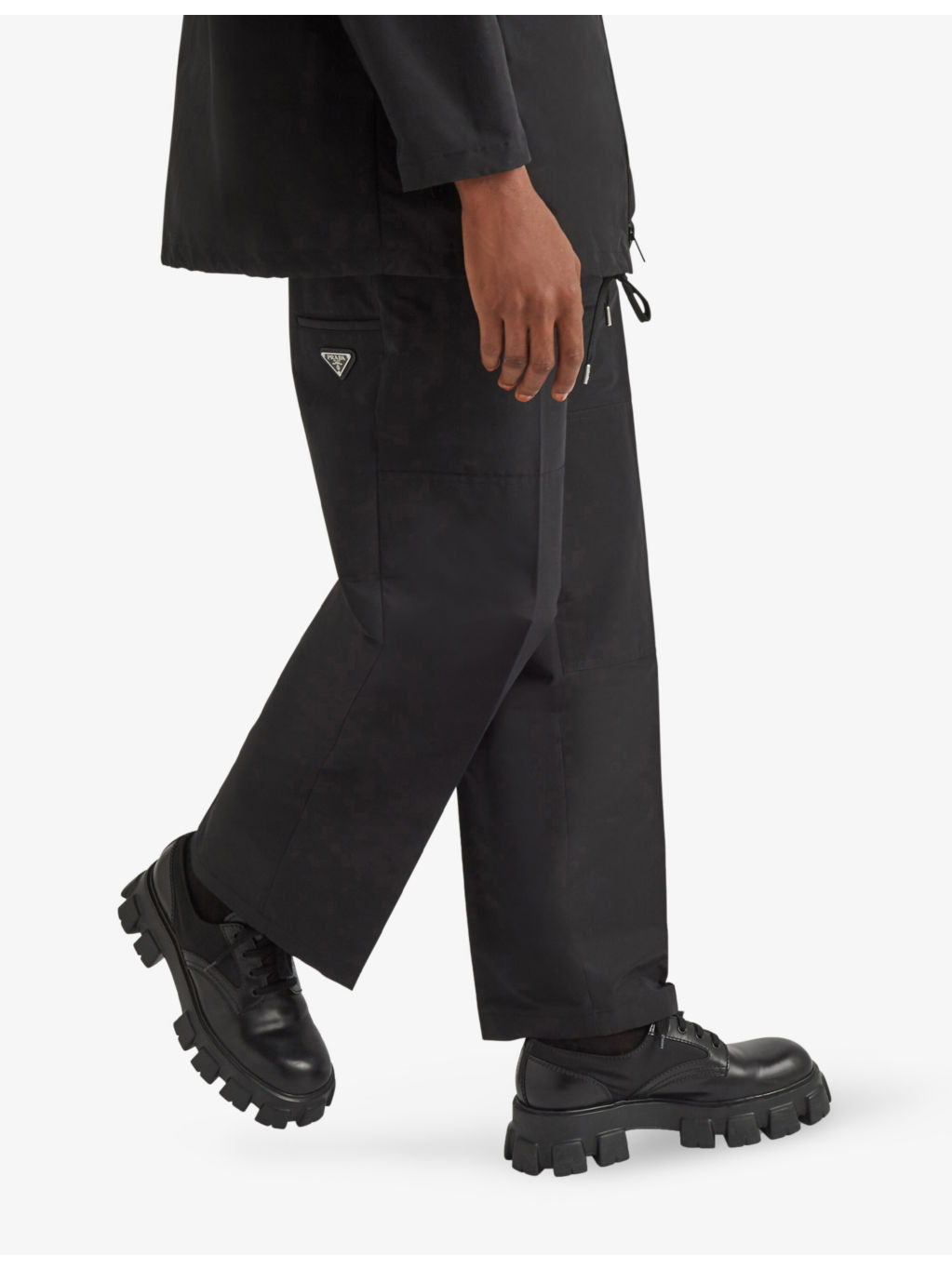 Straight-leg regular-fit cotton trousers - 3