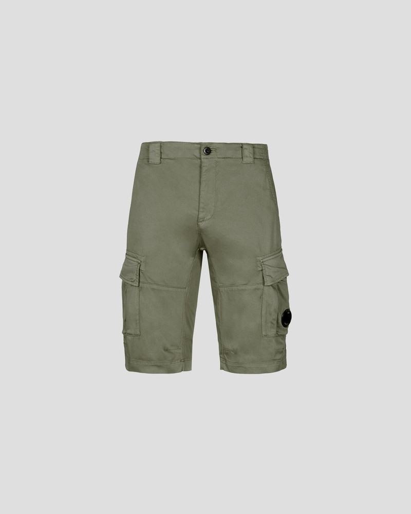 Stretch Sateen Cargo Shorts 1