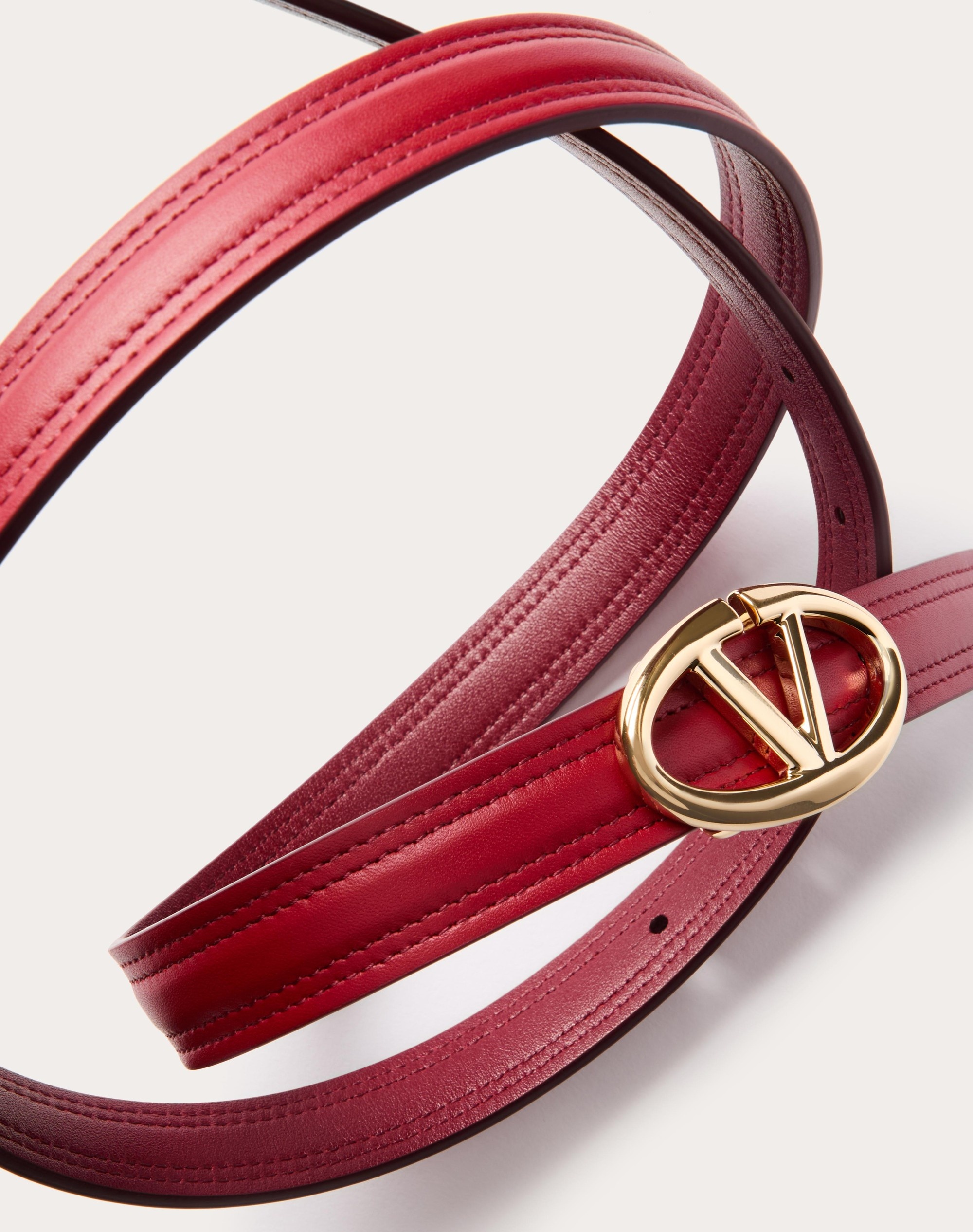 THE BOLD EDITION VLOGO SHINY CALFSKIN BELT 20 MM - 2