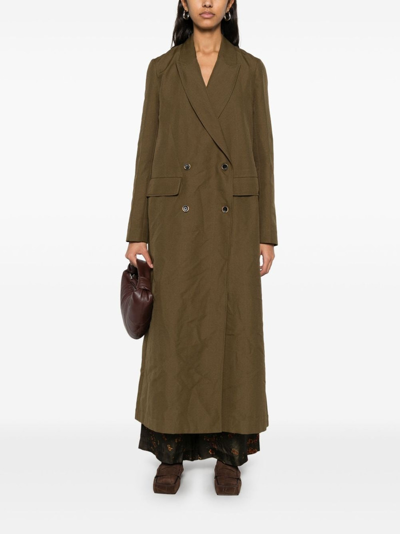 UMA WANG double-breasted coat outlook